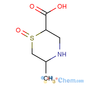 CAS No:54340-61-3 (5S)-5-methyl-1-oxo-1,4-thiazinane-2-carboxylic acid