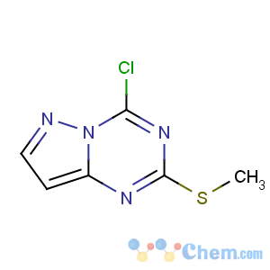 CAS No:54346-19-9 4-chloro-2-methylsulfanylpyrazolo[1,5-a][1,3,5]triazine