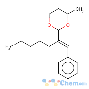 CAS No:5436-76-0 1,3-Dioxane,4-methyl-2-[1-(phenylmethylene)hexyl]-