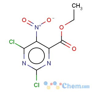 CAS No:54368-61-5 4-Pyrimidinecarboxylicacid, 2,6-dichloro-5-nitro-, ethyl ester