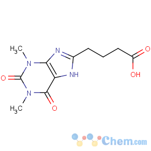 CAS No:5438-71-1 4-(1,3-dimethyl-2,6-dioxo-7H-purin-8-yl)butanoic acid