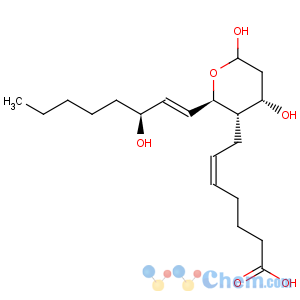 CAS No:54397-85-2 5-Heptenoic acid,7-[(2R,3S,4S)-tetrahydro-4,6-dihydroxy-2-[(1E,3S)-3-hydroxy-1-octen-1-yl]-2H-pyran-3-yl]-,(5Z)-