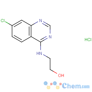 CAS No:5442-05-7 Ethanol,2-[(7-chloro-4-quinazolinyl)amino]-, hydrochloride (1:1)