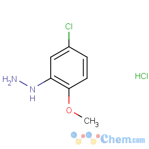 CAS No:5446-16-2 Hydrazine,(5-chloro-2-methoxyphenyl)-, hydrochloride (1:1)