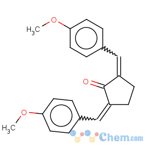 CAS No:5447-53-0 2,5-bis(4-methoxybenzylidene)cyclopentanone