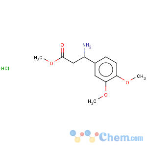 CAS No:54503-20-7 methyl 3-amino-3-(3,4-dimethoxyphenyl)propanoate hydrochloride