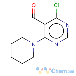 CAS No:54503-93-4 4-chloro-6-piperidino-5-pyrimidinecarbaldehyde