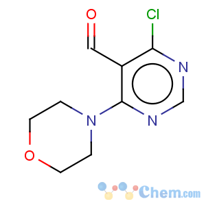 CAS No:54503-94-5 4-chloro-6-morpholino-5-pyrimidinecarbaldehyde