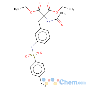 CAS No:5458-46-8 Propanedioic acid,2-(acetylamino)-2-[[3-[[(4-methylphenyl)sulfonyl]amino]phenyl]methyl]-,1,3-diethyl ester