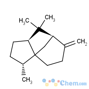 CAS No:546-28-1 1H-3a,7-Methanoazulene,octahydro-3,8,8-trimethyl-6-methylene-, (3R,3aS,7S,8aS)-