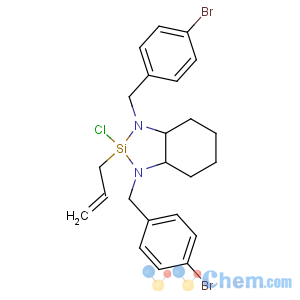 CAS No:546084-25-7 (3aR,7aR)-1,3-bis[(4-bromophenyl)methyl]-2-chloro-2-prop-2-enyl-3a,4,5,<br />6,7,7a-hexahydrobenzo[d][1,3,2]diazasilole