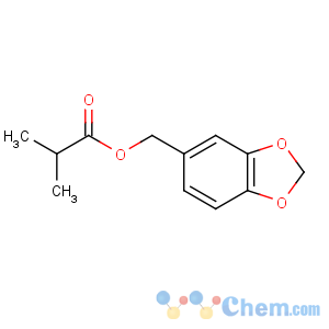 CAS No:5461-08-5 1,3-benzodioxol-5-ylmethyl 2-methylpropanoate