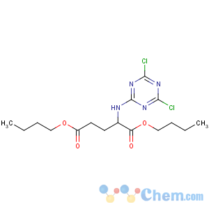 CAS No:5462-78-2 L-Glutamic acid,N-(4,6-dichloro-1,3,5-triazin-2-yl)-, dibutyl ester (9CI)