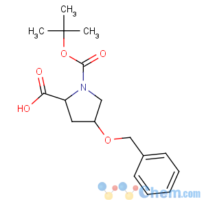 CAS No:54631-81-1 (2S,<br />4R)-1-[(2-methylpropan-2-yl)oxycarbonyl]-4-phenylmethoxypyrrolidine-2-<br />carboxylic acid
