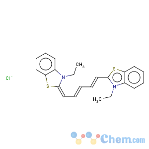 CAS No:54646-38-7 Benzothiazolium,3-ethyl-2-[5-(3-ethyl-2(3H)-benzothiazolylidene)-1,3-pentadien-1-yl]-, chloride(1:1)
