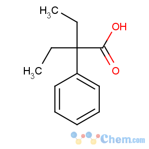 CAS No:5465-28-1 2-ethyl-2-phenylbutanoic acid