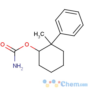 CAS No:5465-93-0 Cyclohexanol,2-methyl-2-phenyl-, 1-carbamate