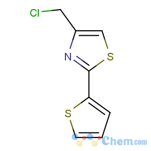 CAS No:54679-16-2 4-(chloromethyl)-2-thiophen-2-yl-1,3-thiazole