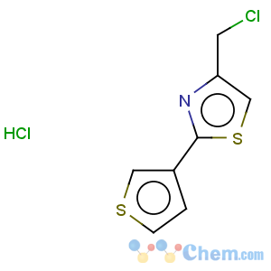 CAS No:54747-64-7 Thiazole,4-(chloromethyl)-2-(3-thienyl)-