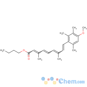 CAS No:54757-45-8 butyl<br />9-(4-methoxy-2,3,6-trimethylphenyl)-3,7-dimethylnona-2,4,6,8-tetraenoate