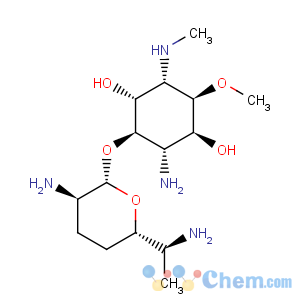 CAS No:54783-95-8 L-chiro-Inositol,4-amino-1,4-dideoxy-3-O-(2,6-diamino-2,3,4,6,7-pentadeoxy-b-L-lyxo-heptopyranosyl)-6-O-methyl-1-(methylamino)-