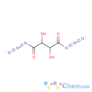 CAS No:54789-87-6 Butanedioyl diazide,2,3-dihydroxy-, [R-(R*,R*)]- (9CI)