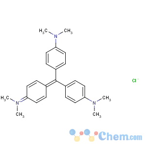 CAS No:548-62-9 [4-[bis[4-(dimethylamino)phenyl]methylidene]cyclohexa-2,<br />5-dien-1-ylidene]-dimethylazanium