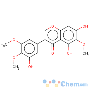 CAS No:548-76-5 4H-1-Benzopyran-4-one,5,7-dihydroxy-3-(3-hydroxy-4,5-dimethoxyphenyl)-6-methoxy-