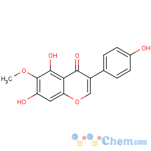 CAS No:548-77-6 5,7-dihydroxy-3-(4-hydroxyphenyl)-6-methoxychromen-4-one