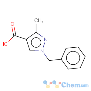 CAS No:54815-29-1 3-methyl-1-(phenylmethyl)-1h-pyrazole-4-carboxylic acid