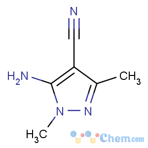 CAS No:54820-92-7 1H-Pyrazole-4-carbonitrile,5-amino-1,3-dimethyl-