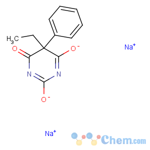 CAS No:54840-95-8 disodium 5-ethyl-6-oxo-5-phenyl-5,6-dihydropyrimidine-2,4-diolate