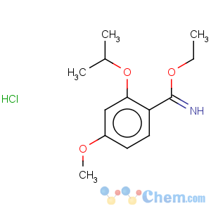 CAS No:548472-48-6 ethyl 2-isopropoxy-4-methoxybenzimidate hydrochloride