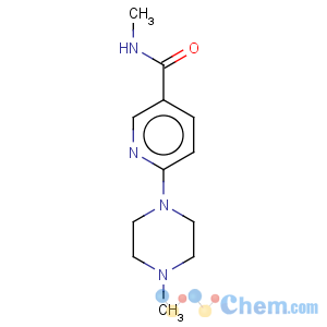 CAS No:54864-91-4 3-Pyridinecarboxamide,N-methyl-6-(4-methyl-1-piperazinyl)-