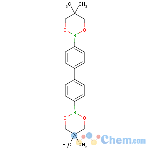 CAS No:5487-93-4 2-[4-[4-(5,5-dimethyl-1,3,2-dioxaborinan-2-yl)phenyl]phenyl]-5,<br />5-dimethyl-1,3,2-dioxaborinane