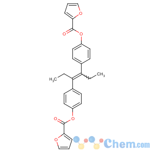 CAS No:549-40-6 [4-[(E)-4-[4-(furan-2-carbonyloxy)phenyl]hex-3-en-3-yl]phenyl]<br />furan-2-carboxylate
