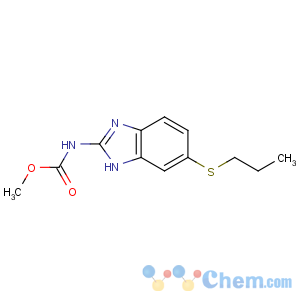 CAS No:54965-21-8 methyl N-(6-propylsulfanyl-1H-benzimidazol-2-yl)carbamate