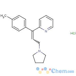 CAS No:550-70-9 2-[(E)-1-(4-methylphenyl)-3-pyrrolidin-1-ylprop-1-enyl]pyridine