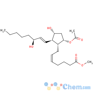 CAS No:55022-57-6 (z)-7-[(1r,2r,3r,5s)-5-acetoxy-3-hydroxy-2-((e)-(s)-3-hydroxy-oct-1-enyl)-cyclopentyl]-hept-5-enoic acid methyl ester