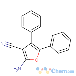 CAS No:5503-73-1 2-amino-4,5-diphenylfuran-3-carbonitrile