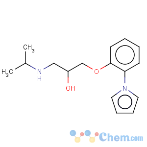 CAS No:55050-95-8 2-Propanol,1-[(1-methylethyl)amino]-3-[2-(1H-pyrrol-1-yl)phenoxy]-