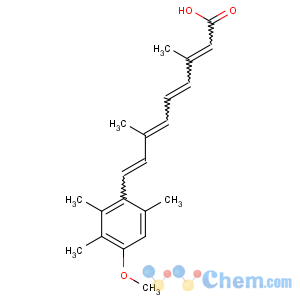 CAS No:55079-83-9 (2E,4E,6E,8E)-9-(4-methoxy-2,3,6-trimethylphenyl)-3,7-dimethylnona-2,4,<br />6,8-tetraenoic acid