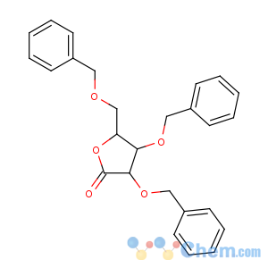 CAS No:55094-52-5 (3R,4R,5R)-3,4-bis(phenylmethoxy)-5-(phenylmethoxymethyl)oxolan-2-one