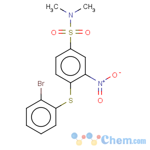 CAS No:5510-58-7 4-[(2-bromophenyl)-thio]-n,n'-dimethyl-3-nitro-benzenesulfonamide