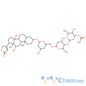 CAS No:5511-98-8 Card-20(22)-enolide,3-[(O-3-O-acetyl-2,6-dideoxy-b-D-ribo-hexopyranosyl-(1®