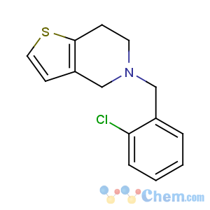 CAS No:55142-85-3 5-[(2-chlorophenyl)methyl]-6,7-dihydro-4H-thieno[3,2-c]pyridine