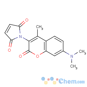 CAS No:55145-14-7 1-[7-(dimethylamino)-4-methyl-2-oxochromen-3-yl]pyrrole-2,5-dione