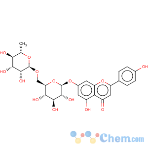 CAS No:552-57-8 4H-1-Benzopyran-4-one,7-[[6-O-(6-deoxy-a-L-mannopyranosyl)-b-D-glucopyranosyl]oxy]-5-hydroxy-2-(4-hydroxyphenyl)-