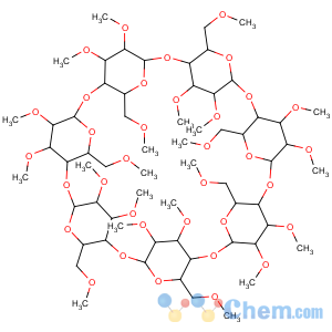 CAS No:55216-11-0 b-Cyclodextrin,2A,2B,2C,2D,2E,2F,2G,3A,3B,3C,3D,3E,3F,3G,6A,6B,6C,6D,6E,6F,6G-heneicosa-O-methyl-