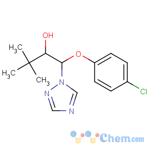 CAS No:55219-65-3 1-(4-chlorophenoxy)-3,3-dimethyl-1-(1,2,4-triazol-1-yl)butan-2-ol